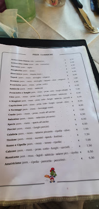 Menu du Il Grillo à Copparo