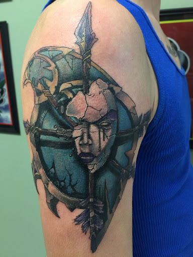 Explore valhalla tattoo ideas, creative tattoo ideas in Hamden, available at Burning Hearts Tattoo Co.