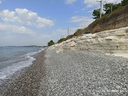 Foto von Tsandripsh beach mit lange, gerade küste