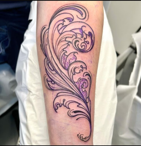 Explore bmo tattoo ideas, creative tattoo ideas in East Lansing, available at Splash of Color Tattoo & Piercing Studio