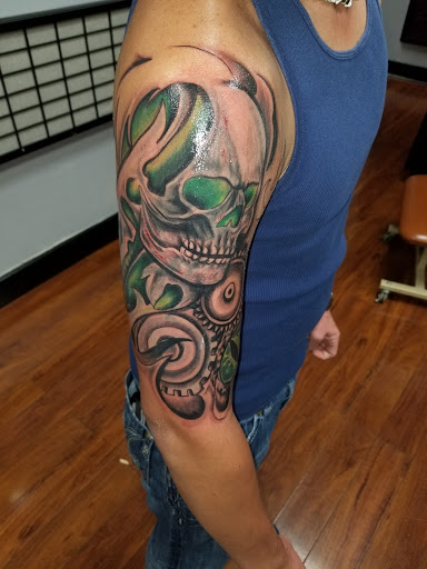 Explore gladiolus tattoo ideas, creative tattoo ideas in Knoxville, available at Whitts True Tattoo & Piercing