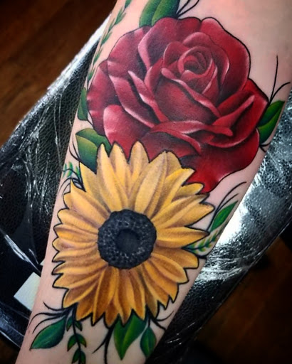 Explore tattoo ideas for couples names, creative tattoo ideas in Amarillo, available at Puppeteer Ink Tattoo Studio