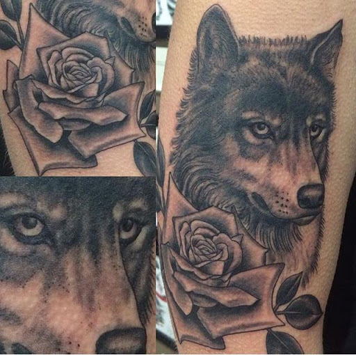 Explore tattoo ideas for leg sleeve, creative tattoo ideas in Whitefish, available at Cutthroat Tattoo