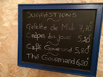 CREPERIE DES REMPARTS à Bourges menu