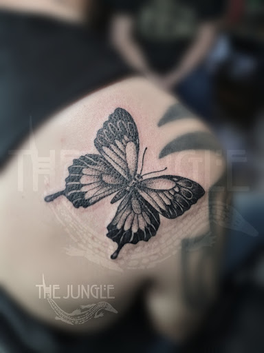 Explore name tattoo ideas for guys, creative tattoo ideas in Warren, available at THE JUNGLE Body Art Studio