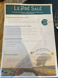 Restaurant français Restaurant Le Pré Salé à Le Mont-Saint-Michel - menu / carte