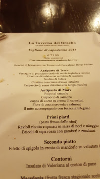 La Taverna del Bracho à Rome menu