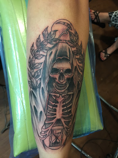 Explore water sign tattoo ideas, creative tattoo ideas in Benton, available at Three KingsTattoos