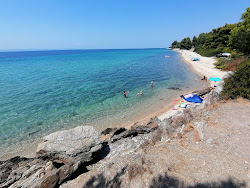 Zdjęcie Nikitis beach z przestronna linia brzegowa