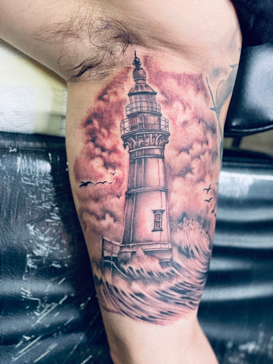 Explore pegasus tattoo ideas, creative tattoo ideas in Shamokin, available at Darkline Tattoo Studio