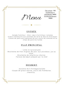 Restaurant L'épigramme à Bourgueil menu