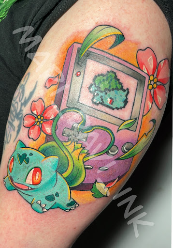 Explore tattoo ideas with your child's name, creative tattoo ideas in Deptford, available at 12 oz Studios Tattoos, Piercing, and Permanent Cosmetics Deptford