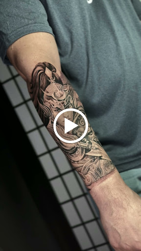 Explore pokeball tattoo ideas, creative tattoo ideas in Norcross, available at Brotherhood Tattoo