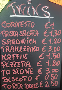 Bar Twins à Falconara Marittima menu