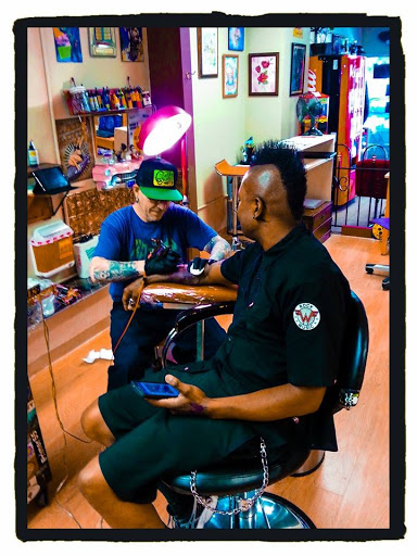 Explore christmas tree tattoo ideas, creative tattoo ideas in La Crosse, available at La Crosse Tattoo