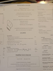 La Table d'Oste restaurant à Auch carte