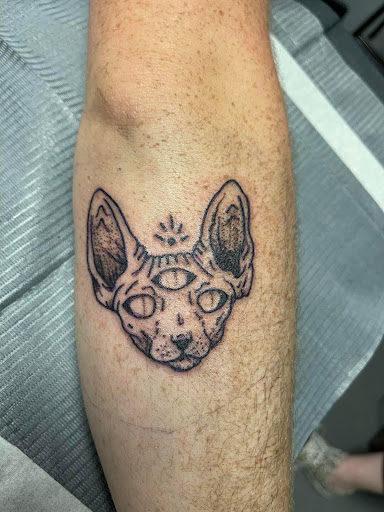 Explore star tattoo cover up ideas, creative tattoo ideas in Conroe, available at Monsters Ink, LLC