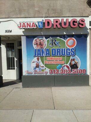 Jana Drugs, 1684 Fort St, Lincoln Park, MI 48146, USA, 