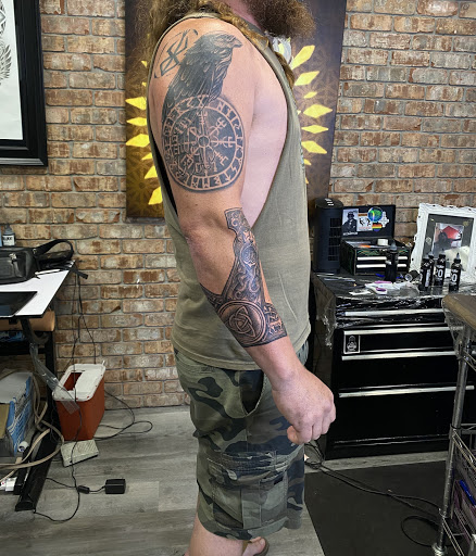 Explore coca cola tattoo ideas, creative tattoo ideas in Spokane, available at Anchored Art Tattoo