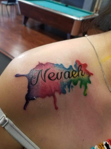 Explore angel number 444 tattoo ideas, creative tattoo ideas in San Antonio, available at Nite Owl Tattoo Studio