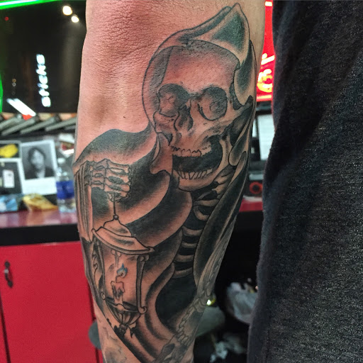 Explore traditional forearm tattoo ideas, creative tattoo ideas in Reno, available at Aces Tattoo