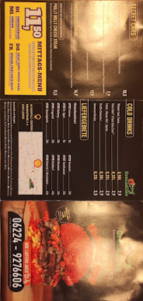 Crocodile's Burger à Leimen menu