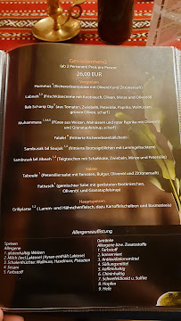 Bab Scharqi à Chemnitz menu