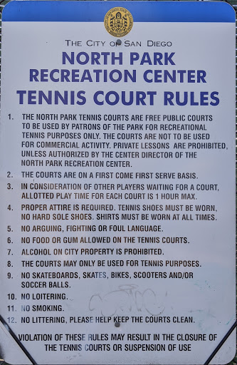 North Park Tennis Courts