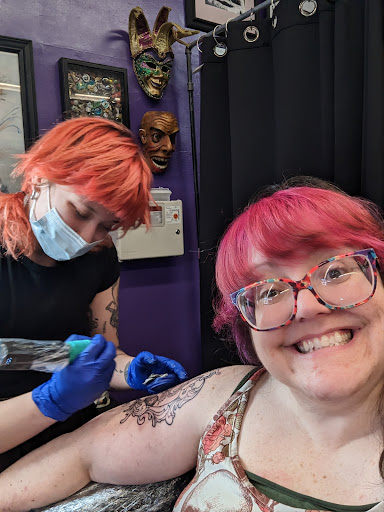 Explore big sis little sis tattoo ideas, creative tattoo ideas in Platteville, available at Ye Old Tattoo Shoppe, llc