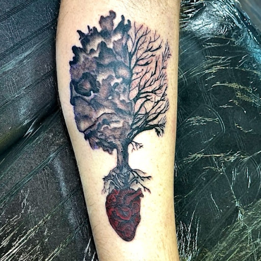 Explore compass tattoo ideas for guys, creative tattoo ideas in Mckinney, available at Borrowed Time Fine Art Gallery Tattoo Shop