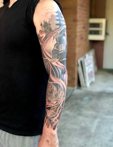 Explore feminine dragon tattoo ideas, creative tattoo ideas in Snohomish, available at Collective Image Tattoo