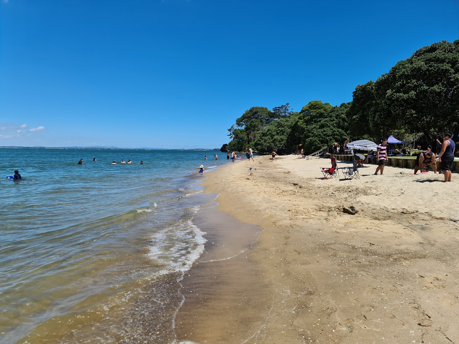 Foto de Grahams Beach con arena beige superficie