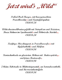 Gaststätte Haus Am Fuchsberg à Halle (Saale) menu