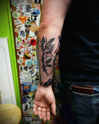 Explore mad max tattoo ideas, creative tattoo ideas in Saint Joseph, available at The Tat Shack