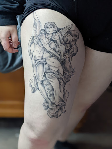 Explore papa tattoo ideas, creative tattoo ideas in Elkhart, available at Legendary Ink Tattoo and Piercing Studio