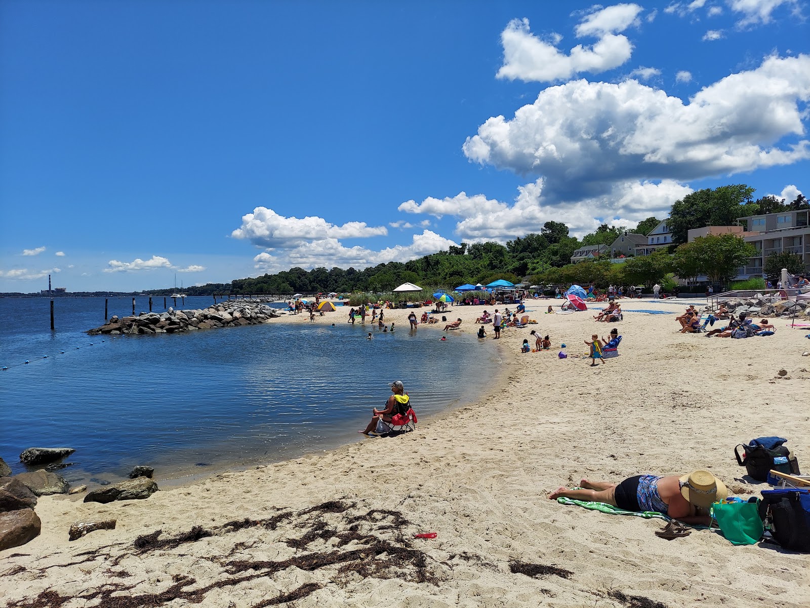 Foto van Yorktown beach met hoog niveau van netheid