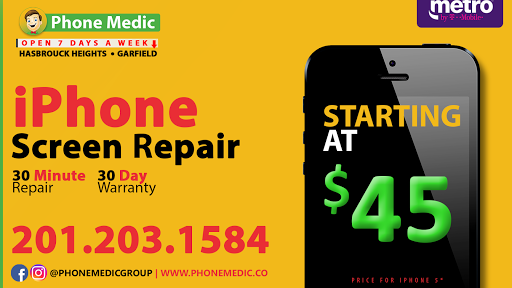 Cell Phone Store «Phone Medic Smart Device Repairs», reviews and photos, 45 Belmont Ave, Garfield, NJ 07026, USA