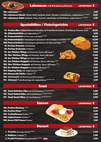 Menu du Traun Pizza Service à Traunreut