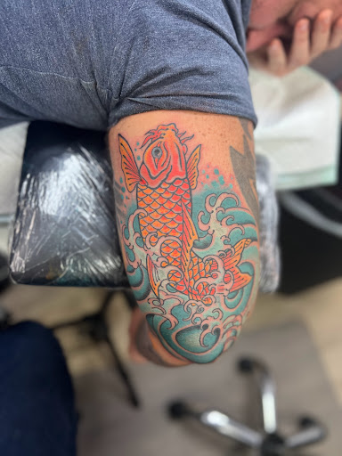 Explore oogie boogie tattoo ideas, creative tattoo ideas in Gloversville, available at AC Revenge Tattoo American Craft Art Services LLC