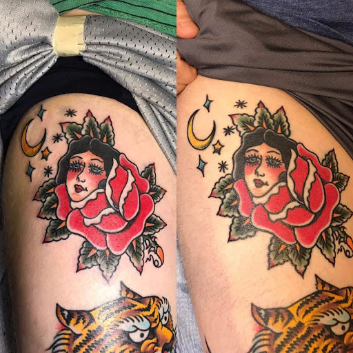 Explore sugar skull tattoo ideas, creative tattoo ideas in Wilkes Barre, available at South Main Street Tattoo