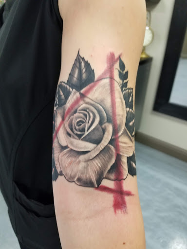 Explore tattoo thigh ideas, creative tattoo ideas in Modesto, available at Ink Disciples Tattoo Parlor