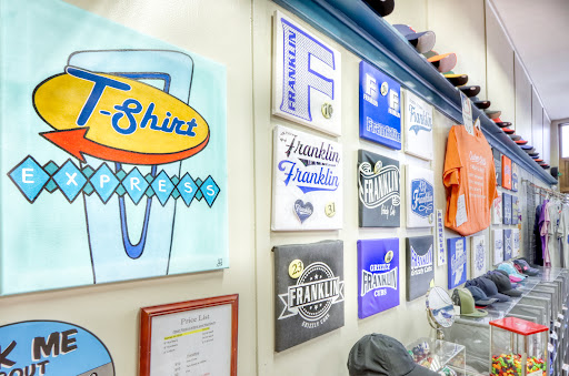 Embroidery Shop «T-Shirt Express», reviews and photos, 165 E Jefferson St, Franklin, IN 46131, USA