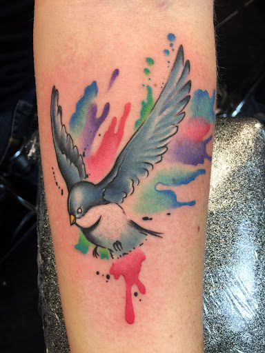 Explore highland cow tattoo ideas, creative tattoo ideas in Hanover, available at Gypsy Skull Tattoo