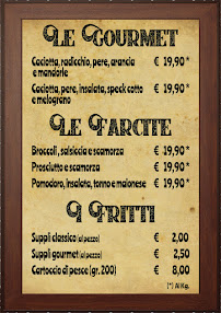 Menu / carte de Pizzeria Il Grottino à Spello