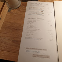 Menu / carte de Cotidiano Kiellinie à Kiel