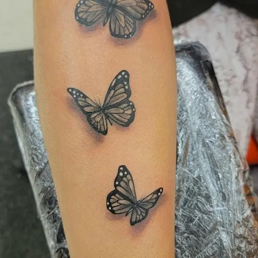 Explore skydiving tattoo ideas, creative tattoo ideas in Pembroke, available at Hometown tattoo tribe