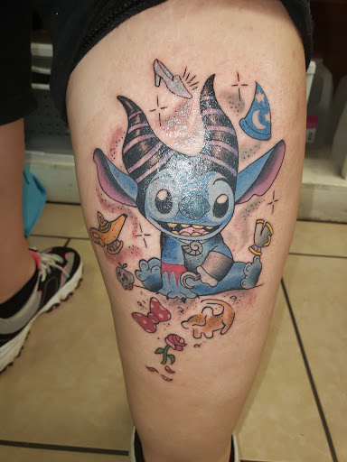 Explore fineline tattoo ideas, creative tattoo ideas in Nacogdoches, available at Caseys Tattoo