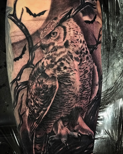 Explore skinny guys tattoo ideas, creative tattoo ideas in Richmond, available at The Plug Tattoo and Piercing