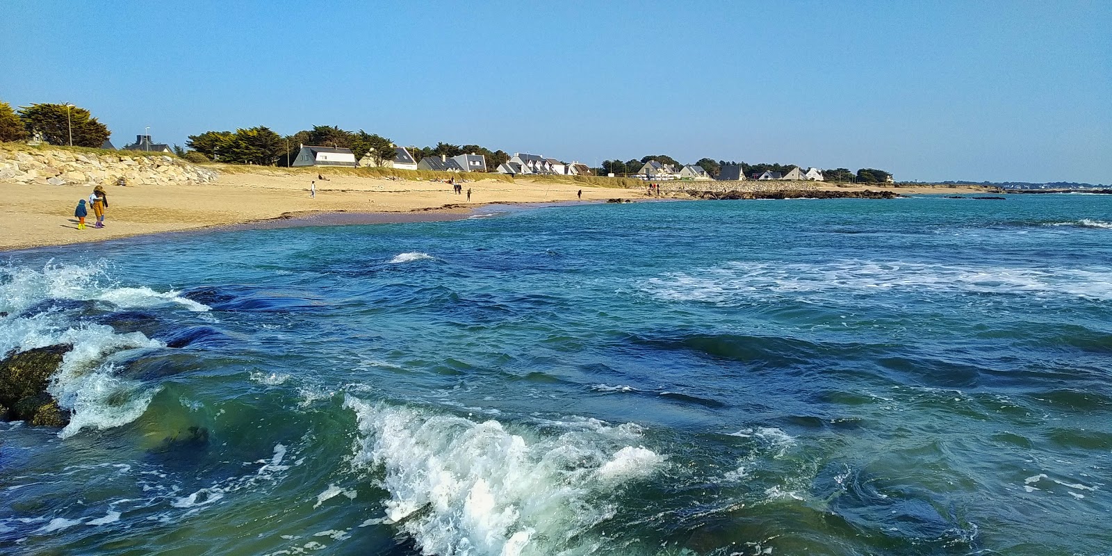 Foto de Plage de Port Lorec com relativamente limpo nível de limpeza