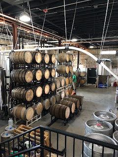 A row of beer taps